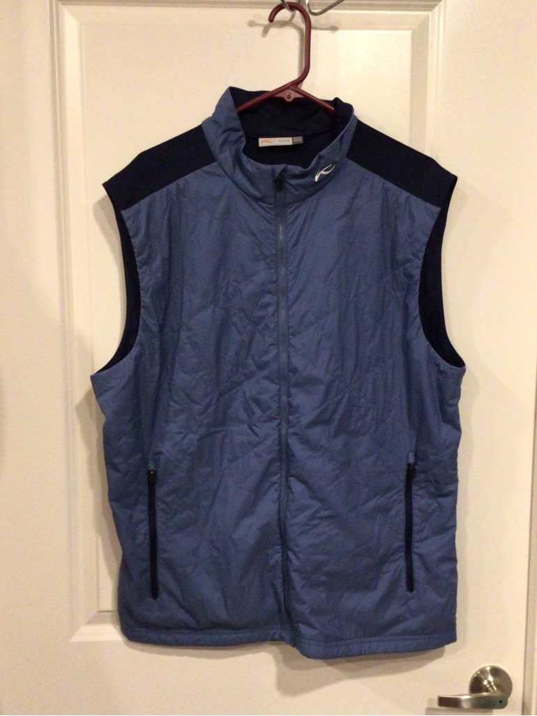 Kjus Menâs Retention Blue Golf Vest